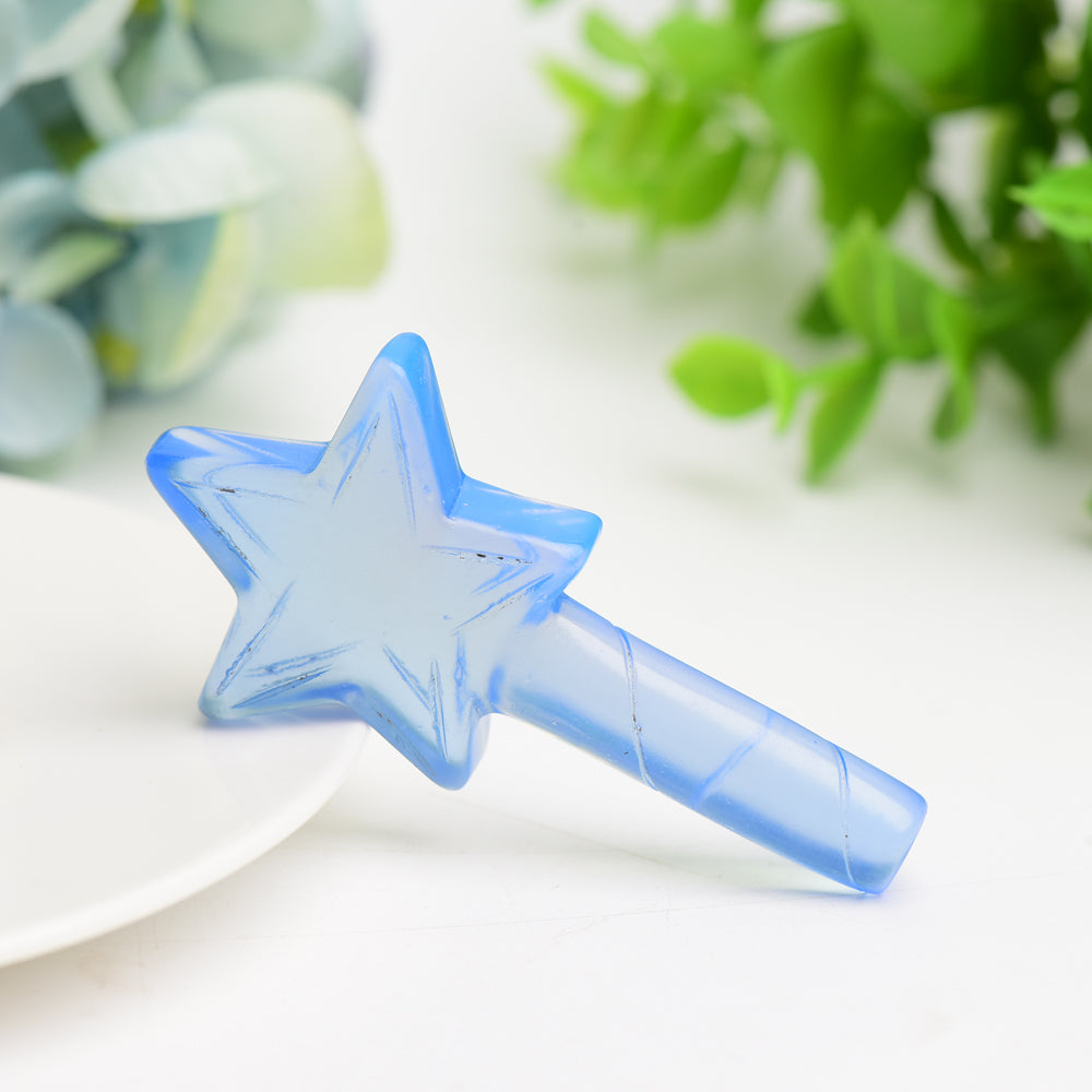 2.7" Star Magic Wand Crystal Carving Bulk Wholesale  Crystals USA