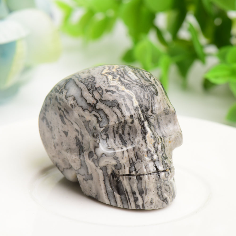 Mixed Crystal Skull Carving for Halloween Bulk Wholesale  Crystals USA