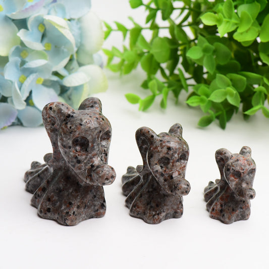 2.3"-3.8" Yooperlite Zero Dog Carving Bulk Wholesale  Crystals USA