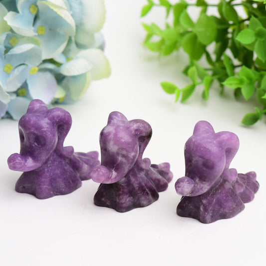 2.7" Purple Lepidolite Zero Dog Bulk Wholesale  Crystals USA