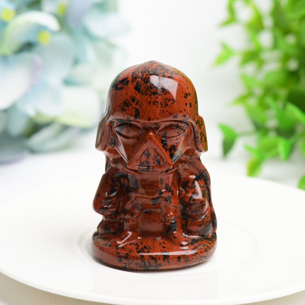 2.5" Mixed Crytsal Darth Vader Crystal Carving Bulk Wholesale  Crystals USA