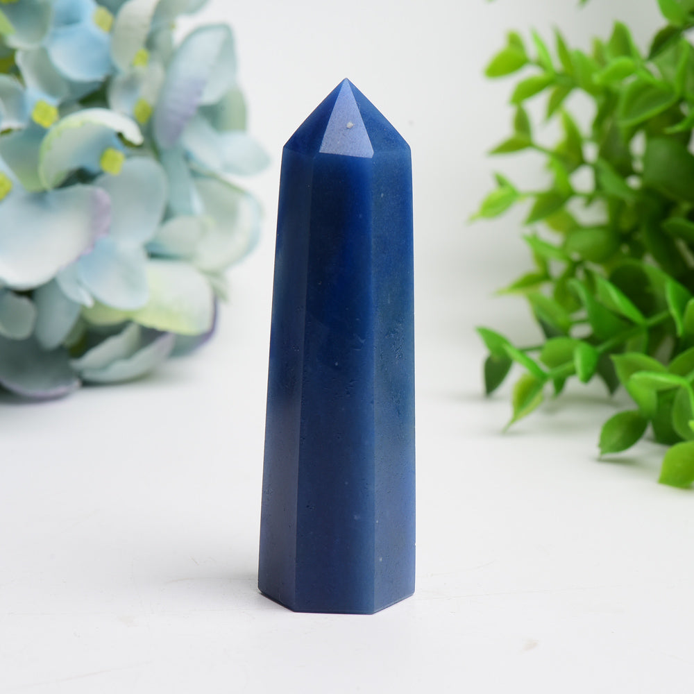 2.5"-4.0" Blue Aventurine Crystal Point Bulk Wholesale  Crystals USA