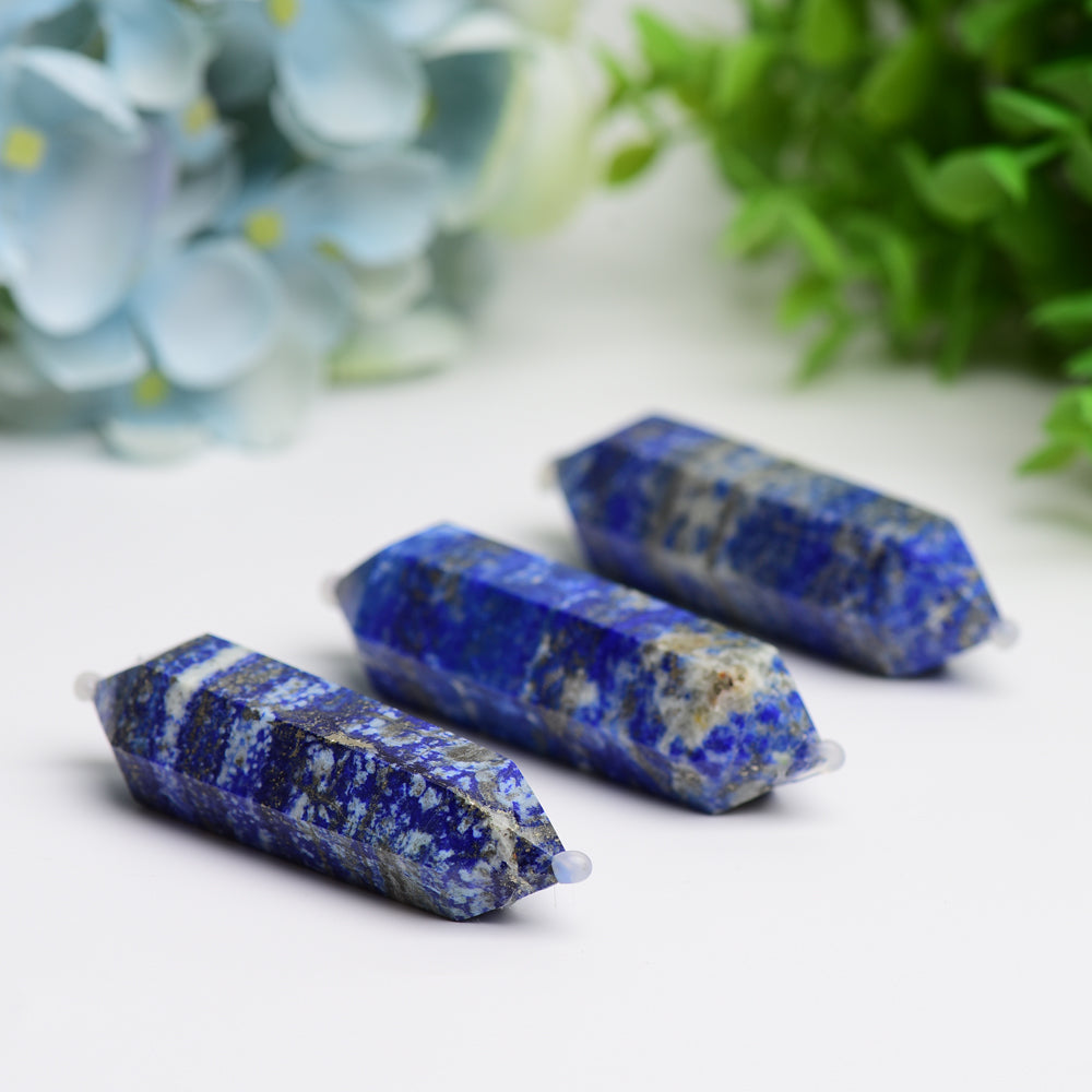 2.8" Lapis Double Terminated Crystal Point Wholesale Crystals USA