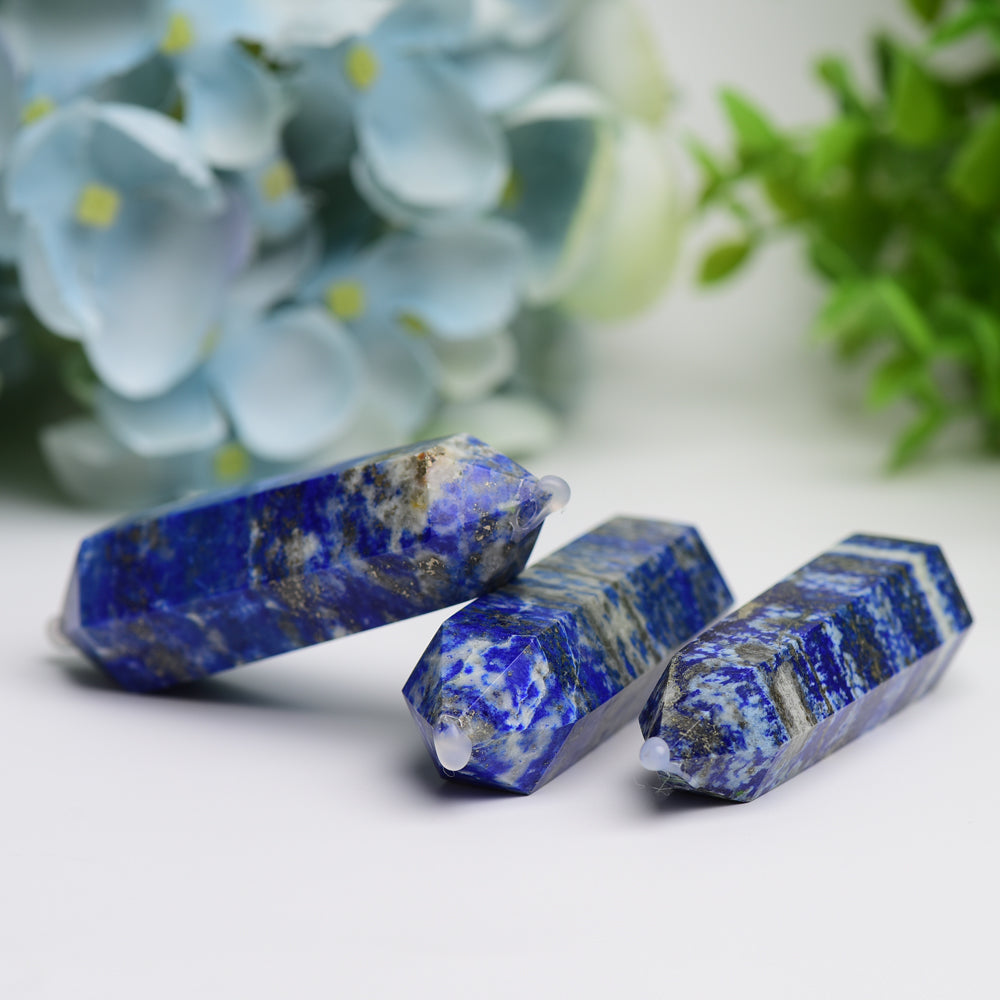 2.8" Lapis Double Terminated Crystal Point Wholesale Crystals USA