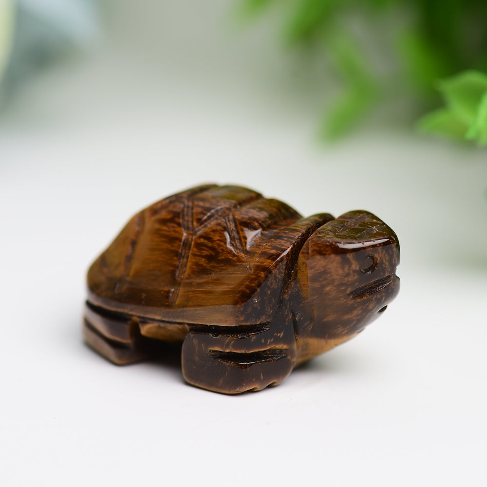 1.4" Mixed Crystal Turtle Animal Crystal Carving Wholesale Crystals USA