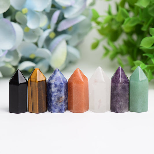 1.3" Chakra Crystal Point Wholesale Crystals USA