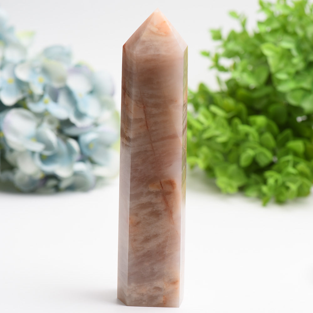 5.0"-8.0" Peah Aventurine Crystal Tower Bulk Wholesale Wholesale Crystals USA