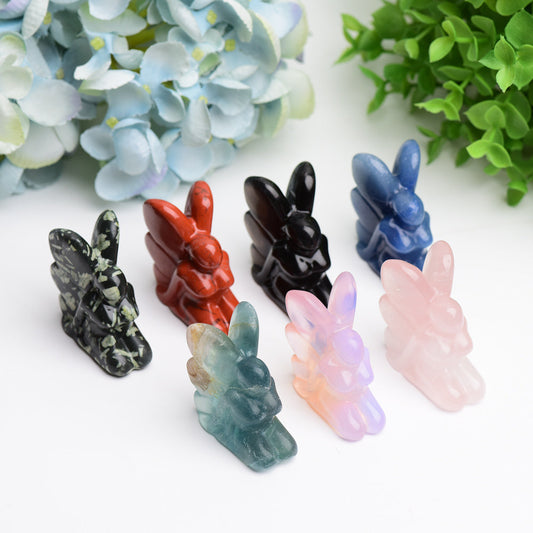 2.0" Mixed Crystal Fairy Crystal Carving Wholesale Crystals USA