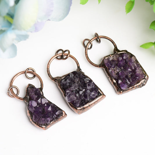 Amethyst Crystal Cluster Pendant Bulk Wholesale Wholesale Crystals USA