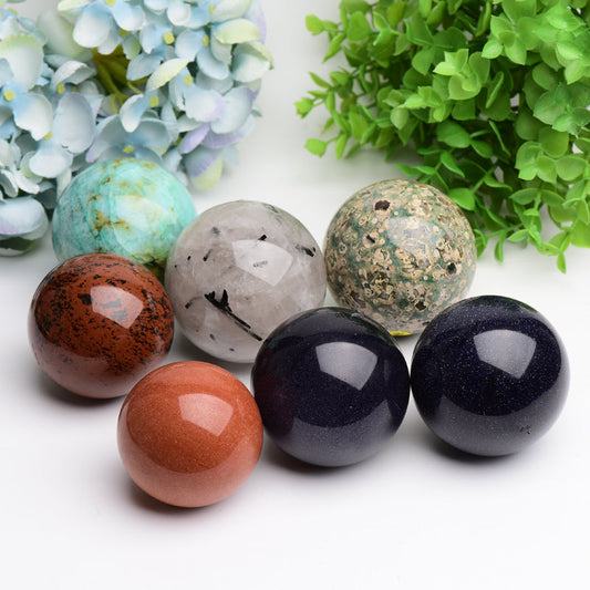 2.4"-3.0" Mixed Crystal Sphere Bulk Wholesale Wholesale Crystals USA