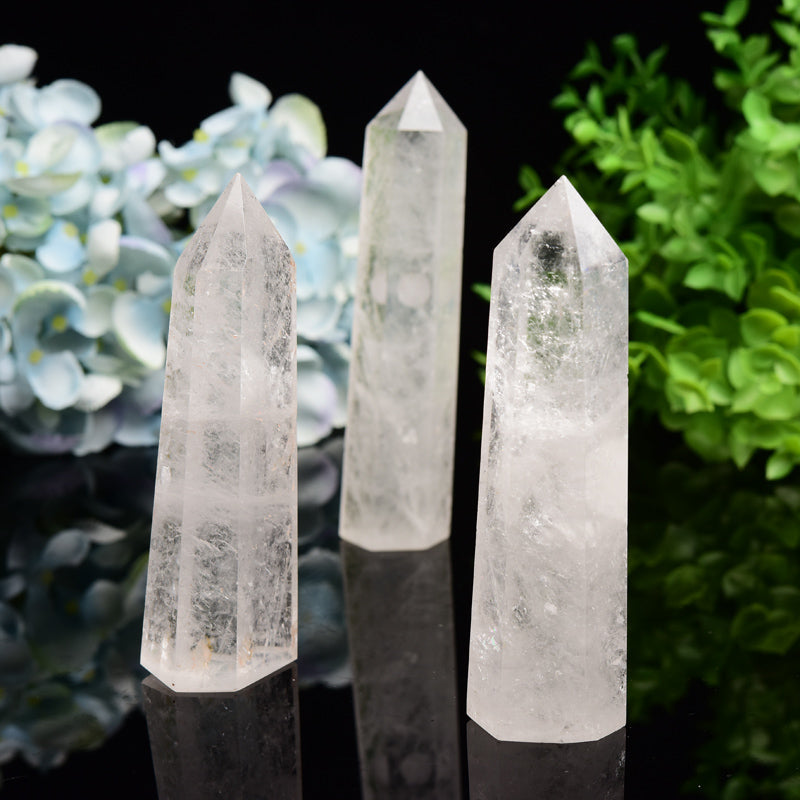 5.0"-5.5" Clear Quartz CrystaL Tower Bulk Wholesale Wholesale Crystals USA