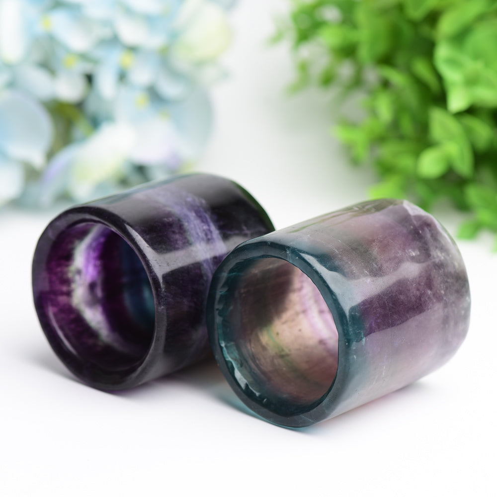 2.5" Rainbow Fluorite Cup Crystal Carving Bulk Wholesale Wholesale Crystals USA