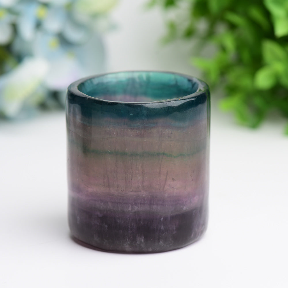 2.5" Rainbow Fluorite Cup Crystal Carving Bulk Wholesale Wholesale Crystals USA