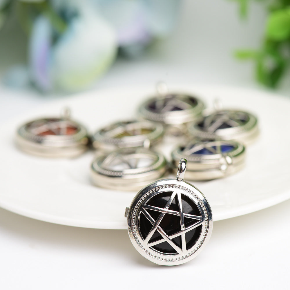 1.0" Mixed Crystal Pentagram Pendant Bulk Wholesale Wholesale Crystals USA