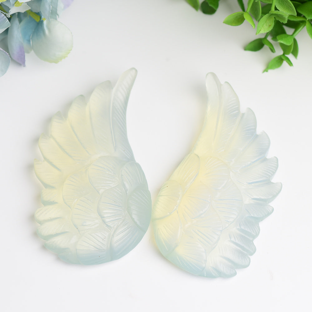 3.0"-4.0" Angel Wings Crystal Carving Bulk Wholesale Wholesale Crystals USA