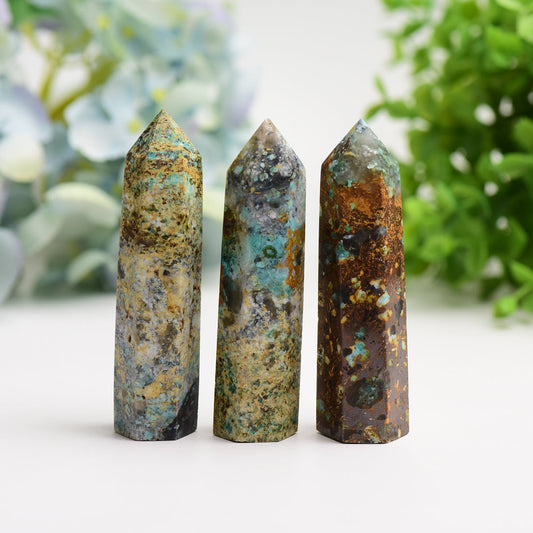 3.3"-4.0" Imperial Jasper Crystal Point Bulk Wholesale  Crystals USA