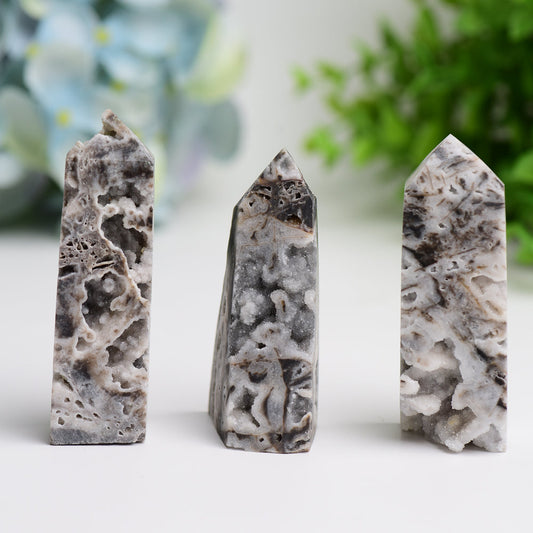 2.5"-4.0" Druzy Zinc Crystal Tower Bulk Wholesale Wholesale Crystals USA