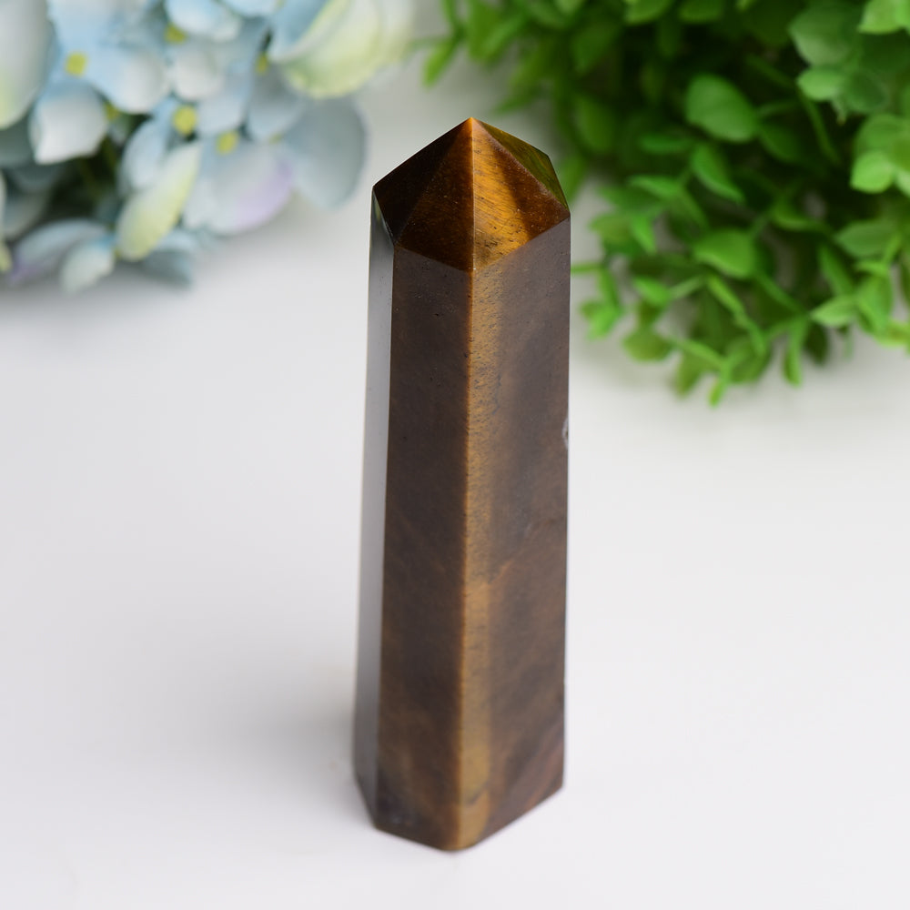 6.0"-8.0" Tiger's Eye Crystal Tower Bulk Wholesale Wholesale Crystals USA