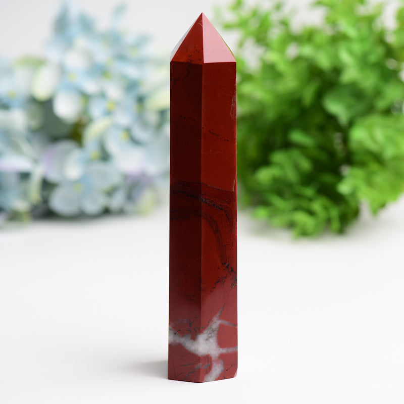 6.0"-8.0" Red Jasper Crystal Tower Bulk Wholesale Wholesale Crystals USA