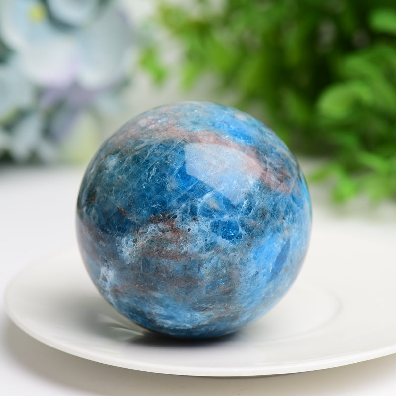 2.0"-3.0" Ble Appatite Crystal Sphere Bulk Wholesale Wholesale Crystals USA