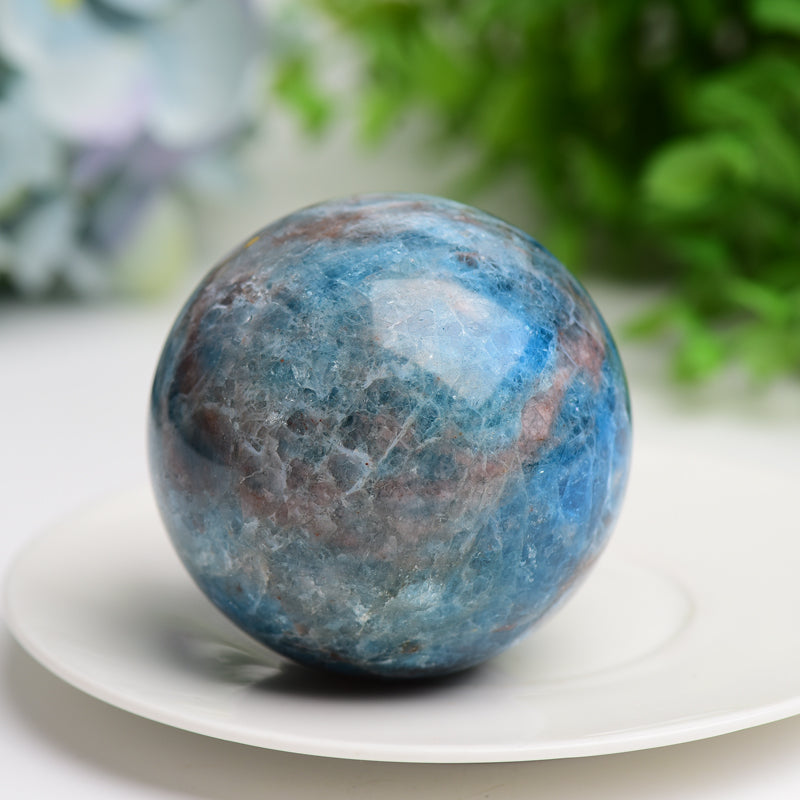 2.0"-3.0" Ble Appatite Crystal Sphere Bulk Wholesale Wholesale Crystals USA