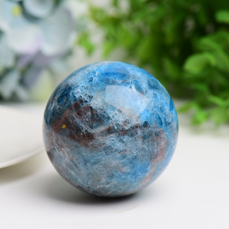 2.0"-3.0" Ble Appatite Crystal Sphere Bulk Wholesale Wholesale Crystals USA