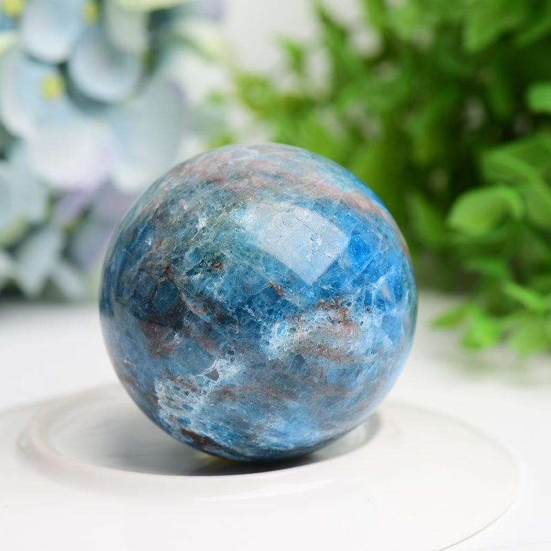 2.0"-3.0" Ble Appatite Crystal Sphere Bulk Wholesale Wholesale Crystals USA