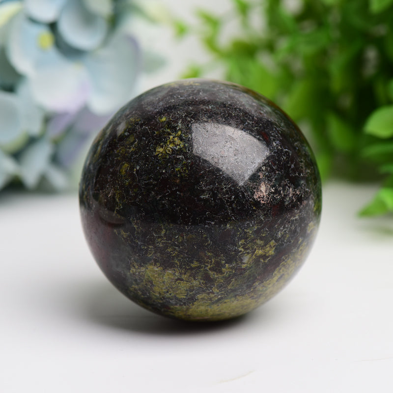 1.8-2.0" Dragon Blood Stone Crystal Sphere Bulk Wholesale Wholesale Crystals USA