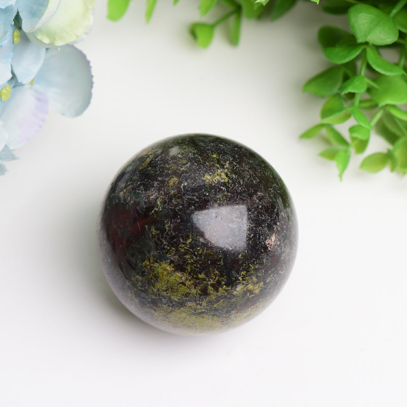 1.8-2.0" Dragon Blood Stone Crystal Sphere Bulk Wholesale Wholesale Crystals USA