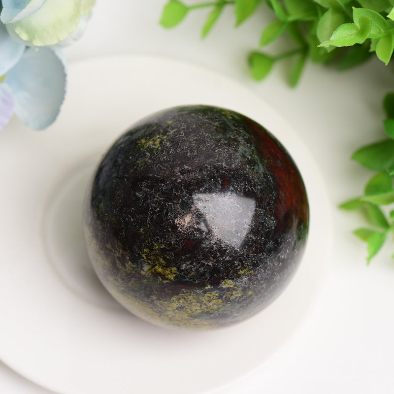 1.8-2.0" Dragon Blood Stone Crystal Sphere Bulk Wholesale Wholesale Crystals USA