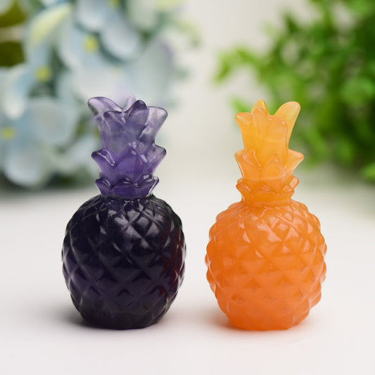 2.5" Pinapple Crystal Carving Bulk Wholesale Wholesale Crystals USA