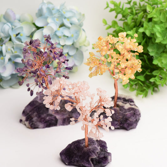 Crystal Tree with Dream Amethyst Base Free Form Bulk Wholesale Wholesale Crystals USA