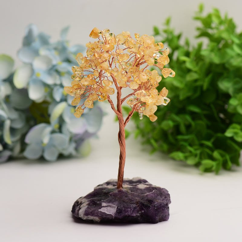 Crystal Tree with Dream Amethyst Base Free Form Bulk Wholesale Wholesale Crystals USA