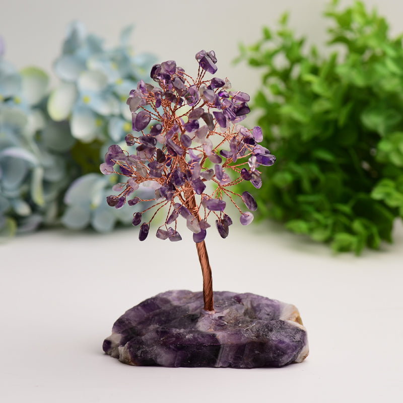 Crystal Tree with Dream Amethyst Base Free Form Bulk Wholesale Wholesale Crystals USA