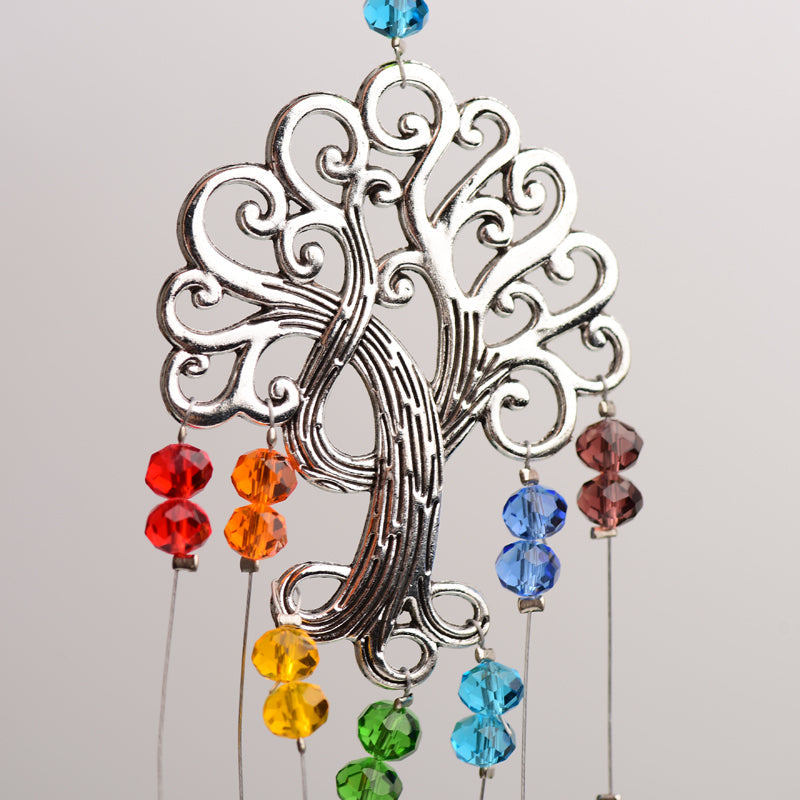 Suncatcher with Life Tree Decor Crystal Haning Ornament Bulk Wholesale Wholesale Crystals USA