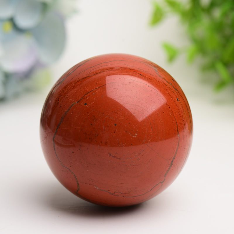 2.5"-3.0" Red Jasper Crystal Sphere Bulk Wholesale Wholesale Crystals USA