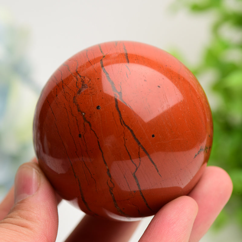 2.5"-3.0" Red Jasper Crystal Sphere Bulk Wholesale Wholesale Crystals USA