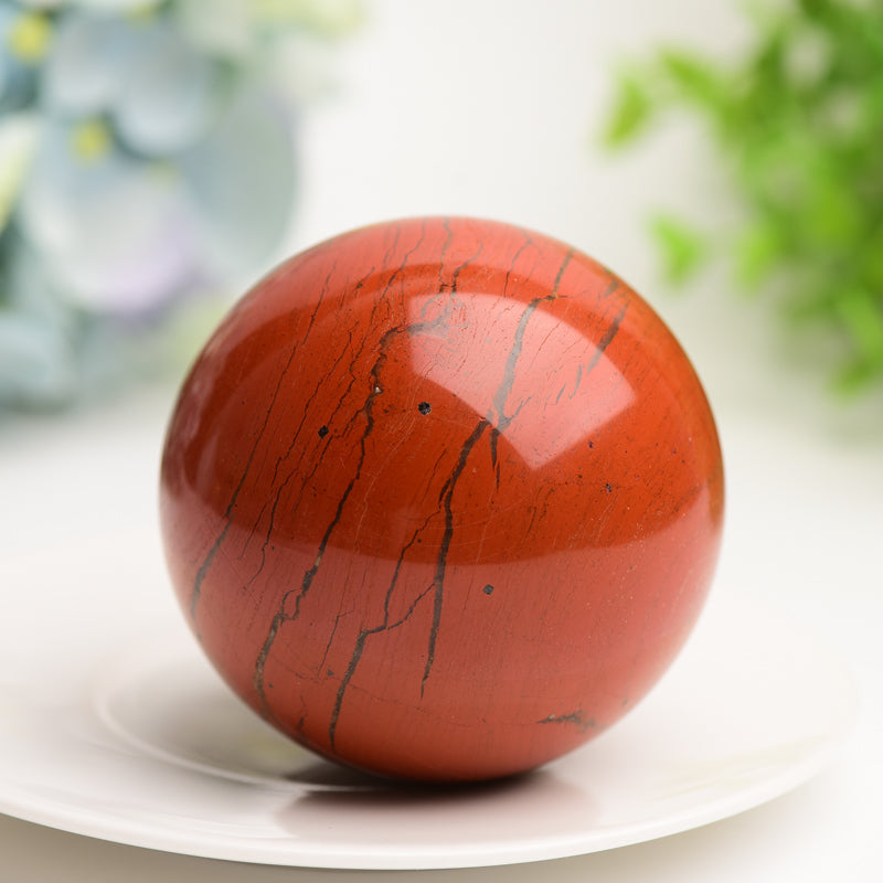 2.5"-3.0" Red Jasper Crystal Sphere Bulk Wholesale Wholesale Crystals USA