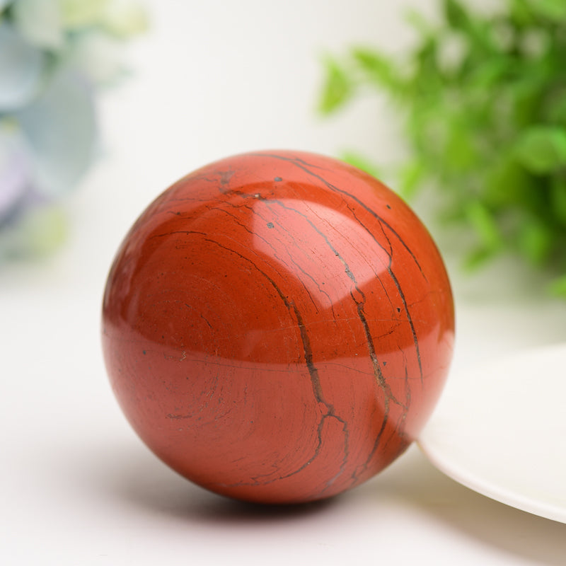 2.5"-3.0" Red Jasper Crystal Sphere Bulk Wholesale Wholesale Crystals USA