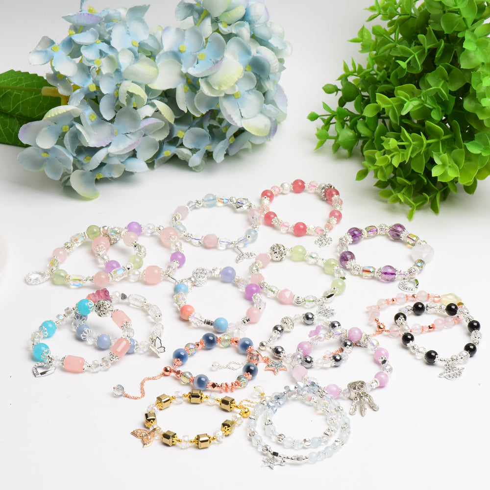 Mixed Crystal Bracelet Bulk Wholesale  Crystals USA