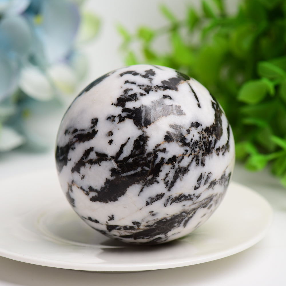 2.5"-4.0" Zebra Jasper Crystal Sphere Bulk Wholesale Wholesale Crystals USA