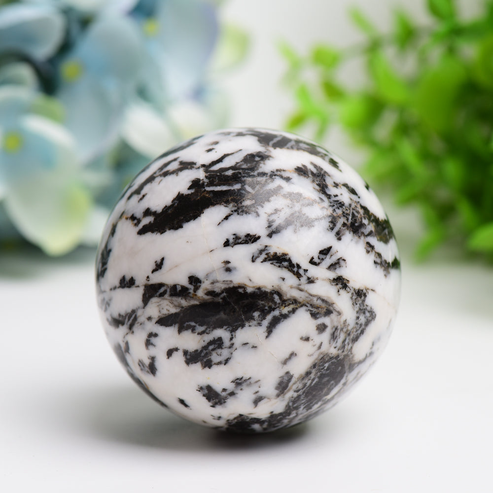 2.5"-4.0" Zebra Jasper Crystal Sphere Bulk Wholesale Wholesale Crystals USA