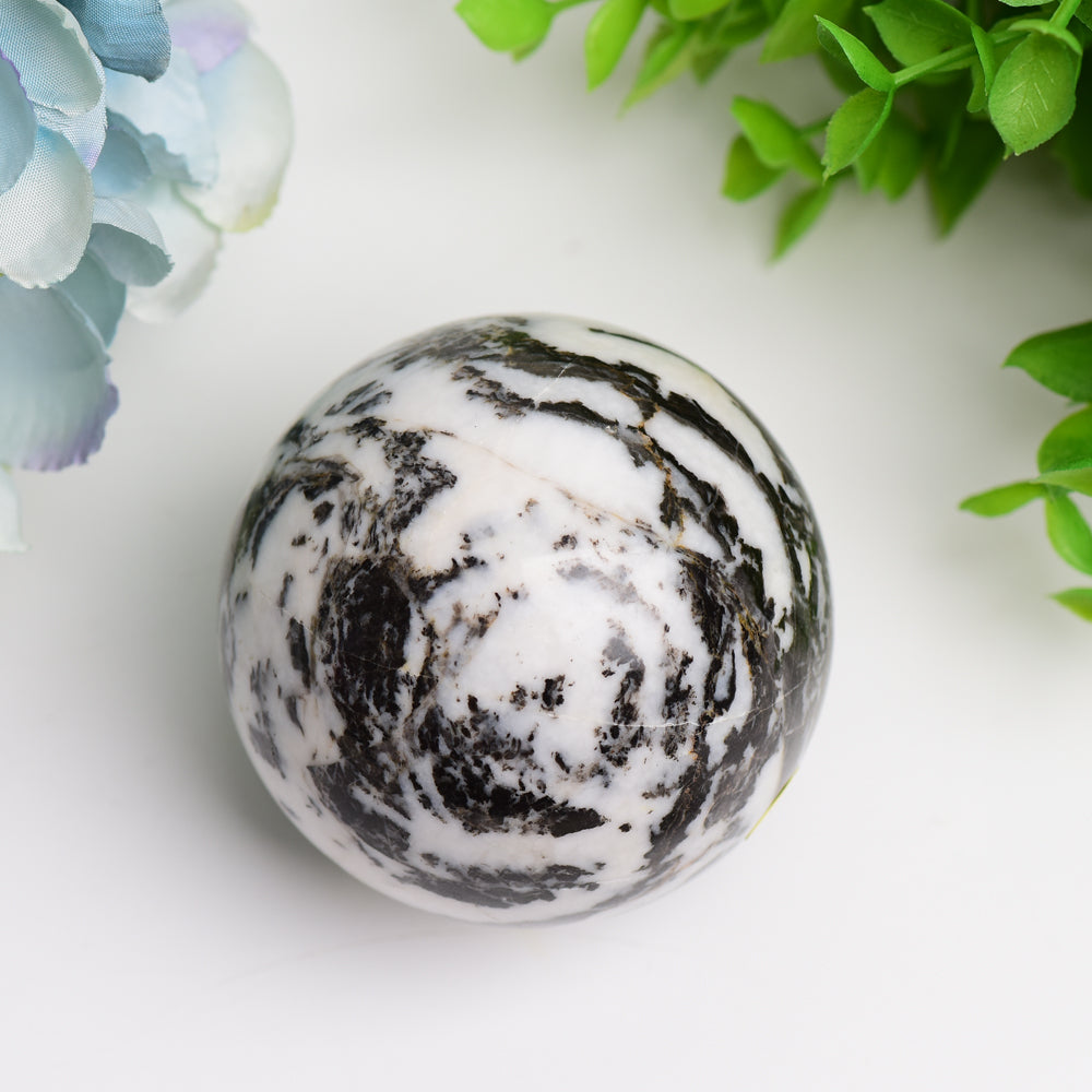 2.5"-4.0" Zebra Jasper Crystal Sphere Bulk Wholesale Wholesale Crystals USA