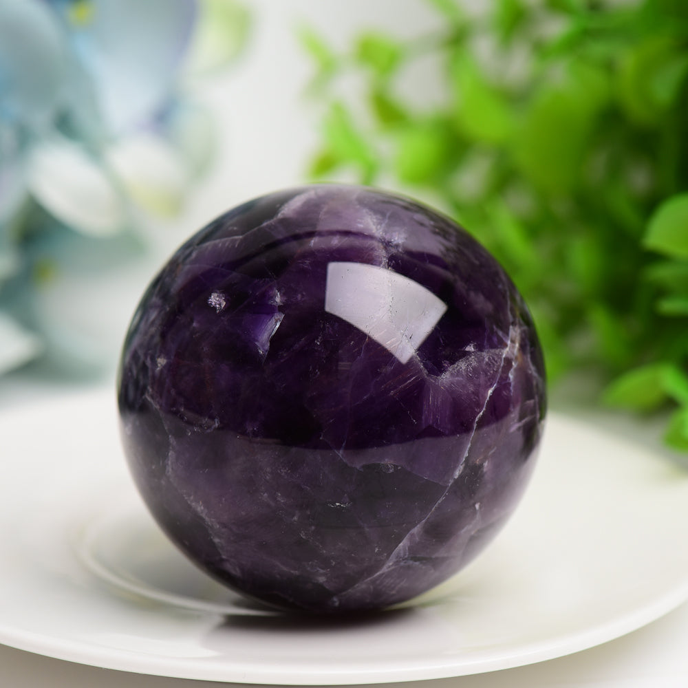 2.0"-4.0" Dream Amethyst Crystal Sphere Bulk Wholesale Wholesale Crystals USA