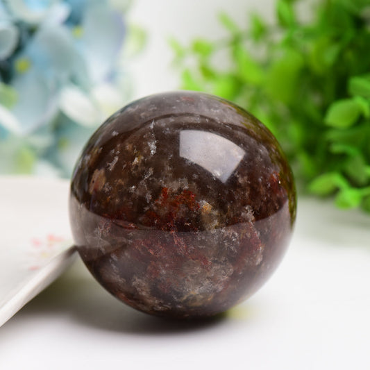 2.5"-4.0" Red Calcite Crystal Sphere Bulk Wholoesale Wholesale Crystals USA