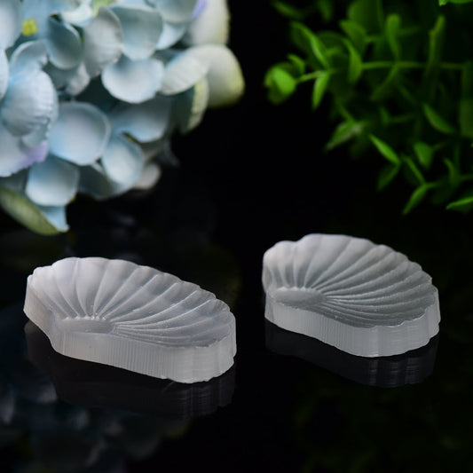 2.7" Selenite Shell Shape Carving Bulk Wholesale Wholesale Crystals USA