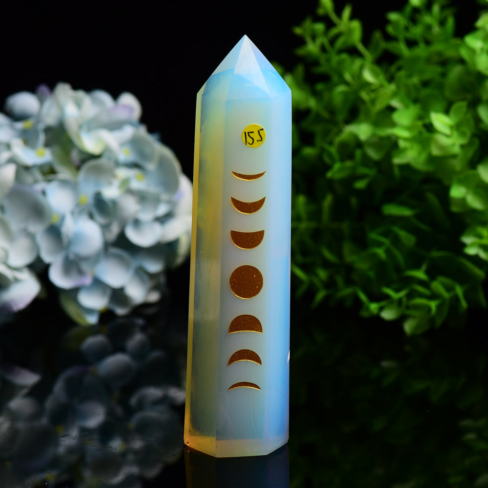 6.0"-8.0" Opalite Chakra Crystal Tower Bulk Wholesale Wholesale Crystals USA