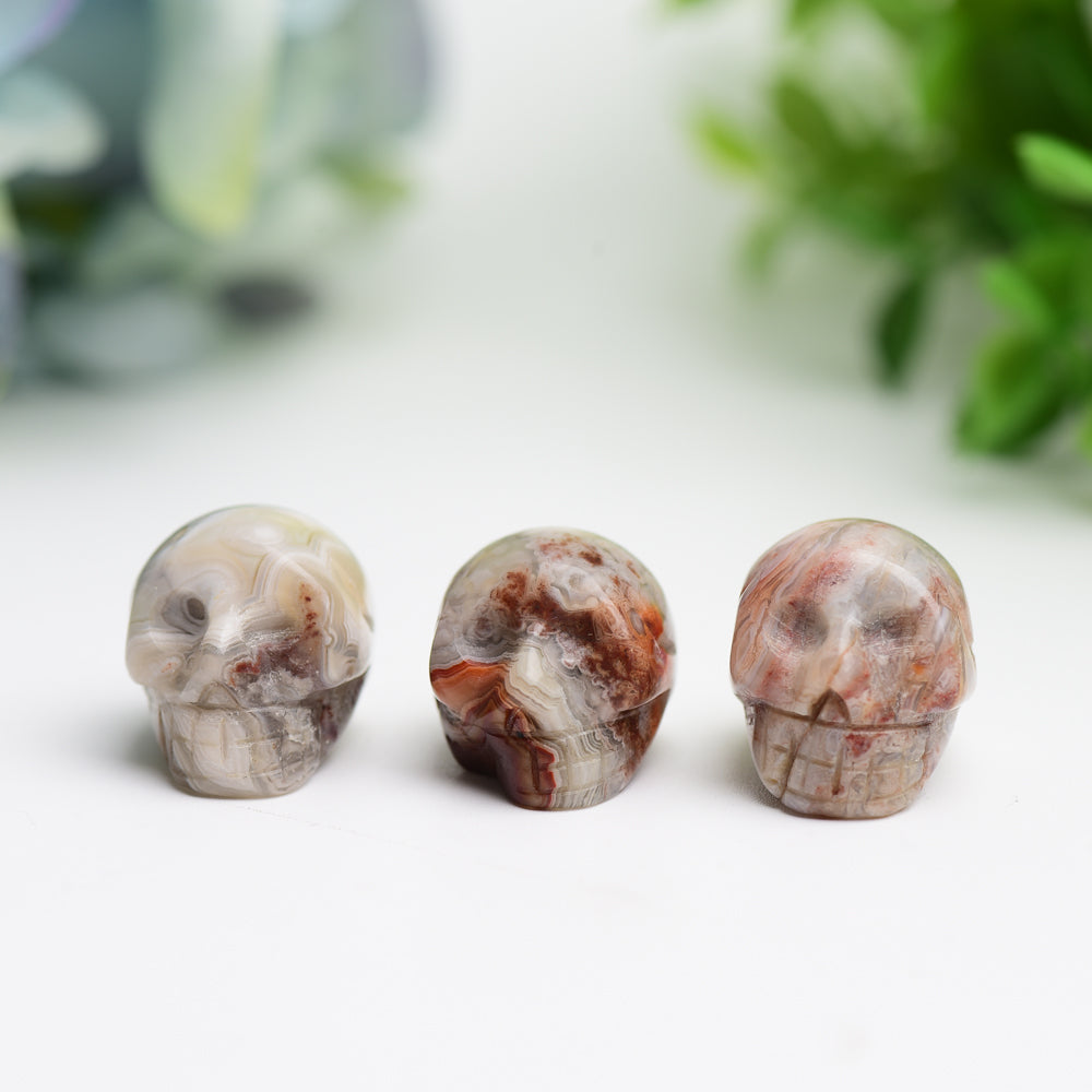 0.92" Mexican Onyx Mini Skull Crystal Carving Bulk Wholesale Wholesale Crystals USA