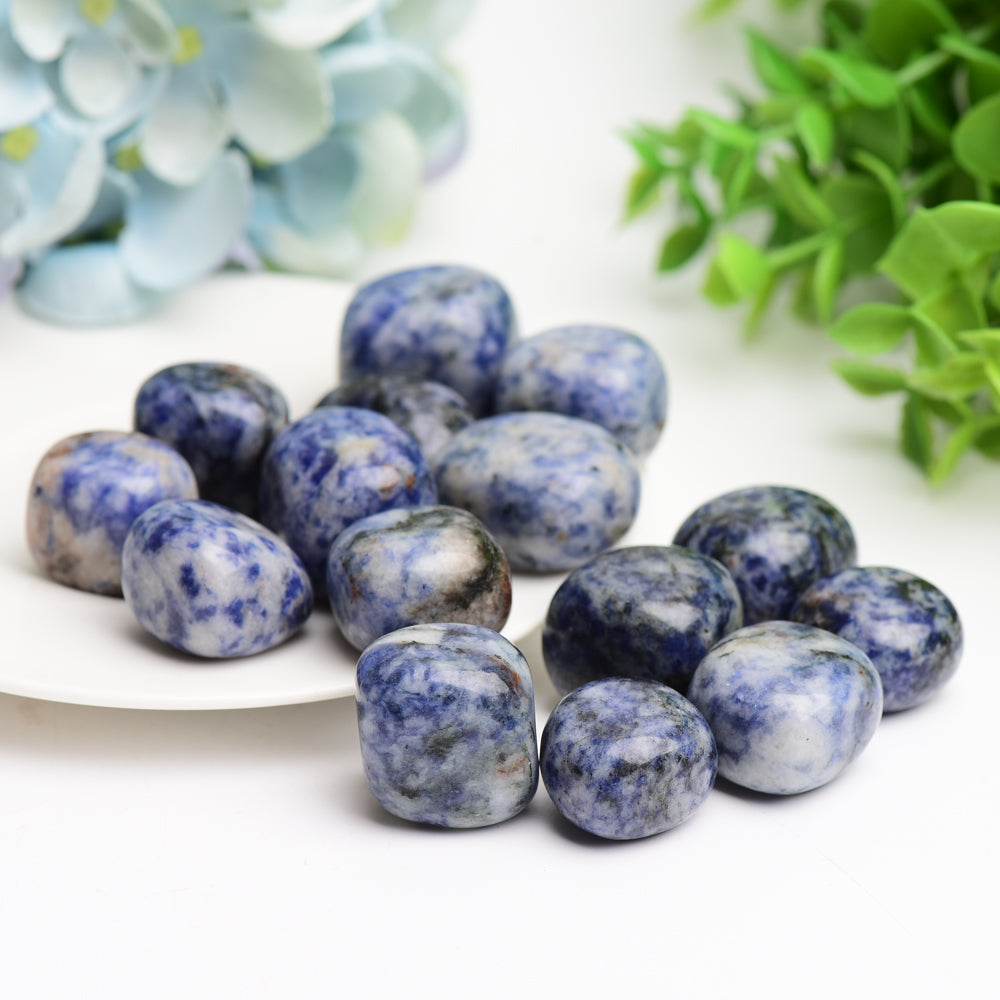 Blue Dot Crystal Tumbles Bulk Wholesale  Crystals USA