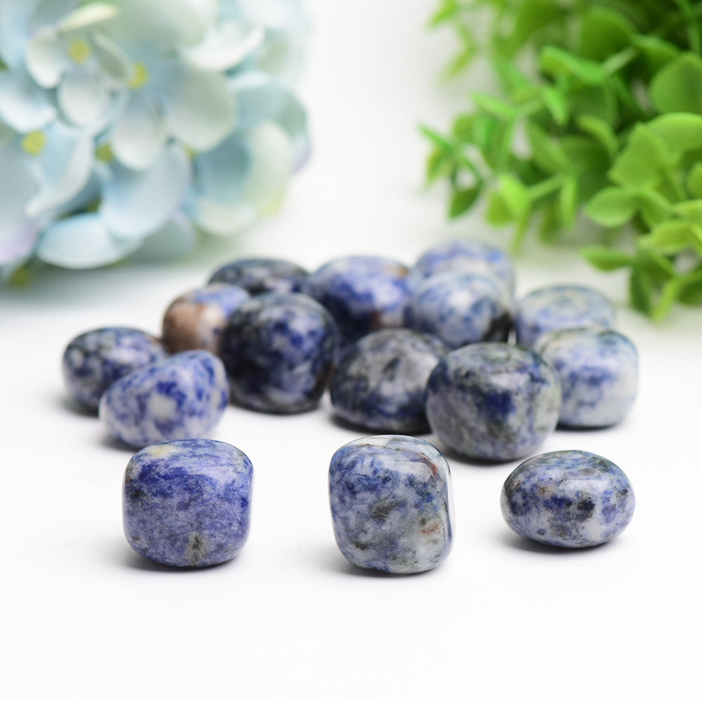 Blue Dot Crystal Tumbles Bulk Wholesale  Crystals USA